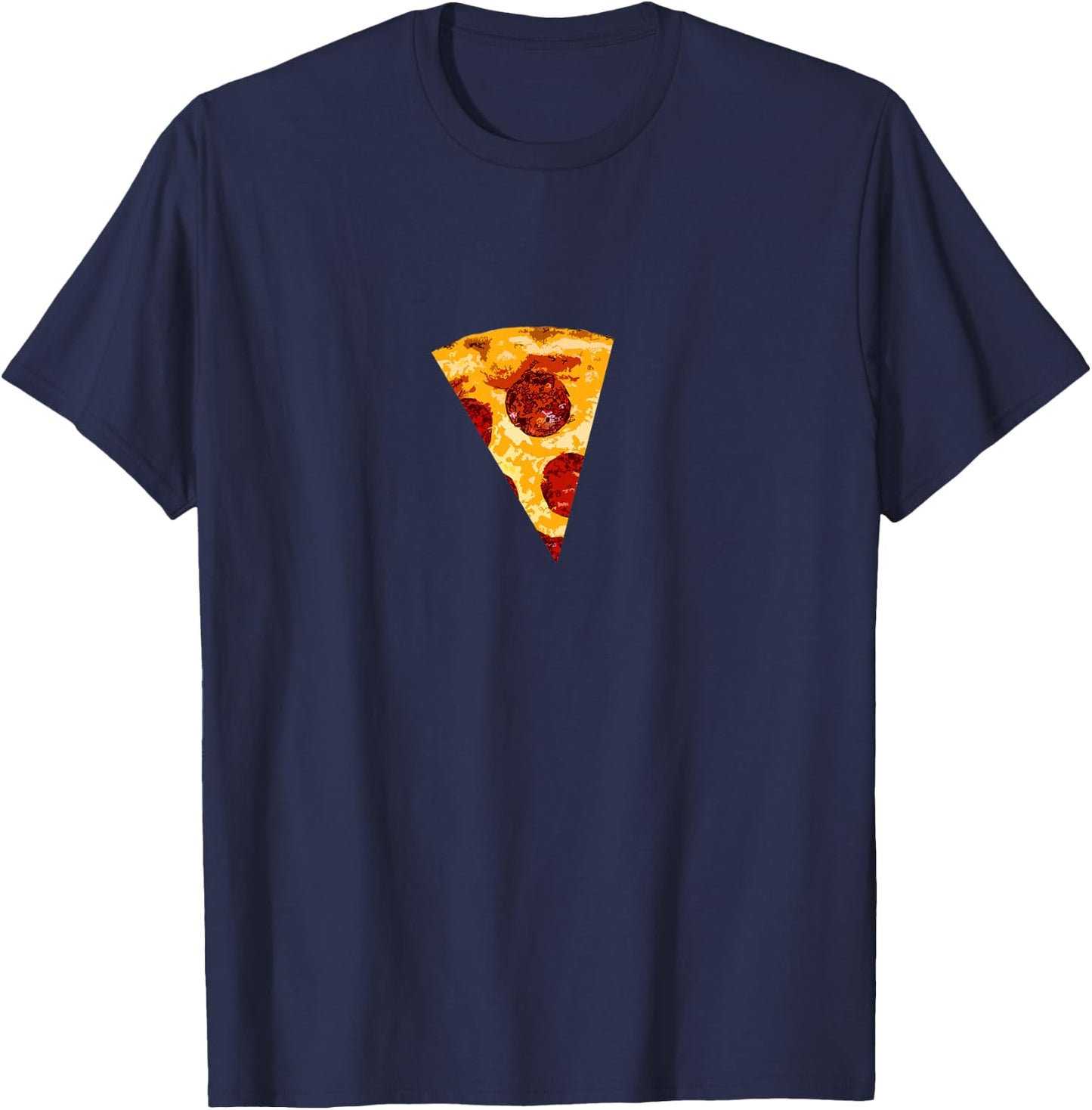 MATCHING PIZZA Shirts Son or Daughter and Dad or Mom Slice T-Shirt - T-Shirt | Navy