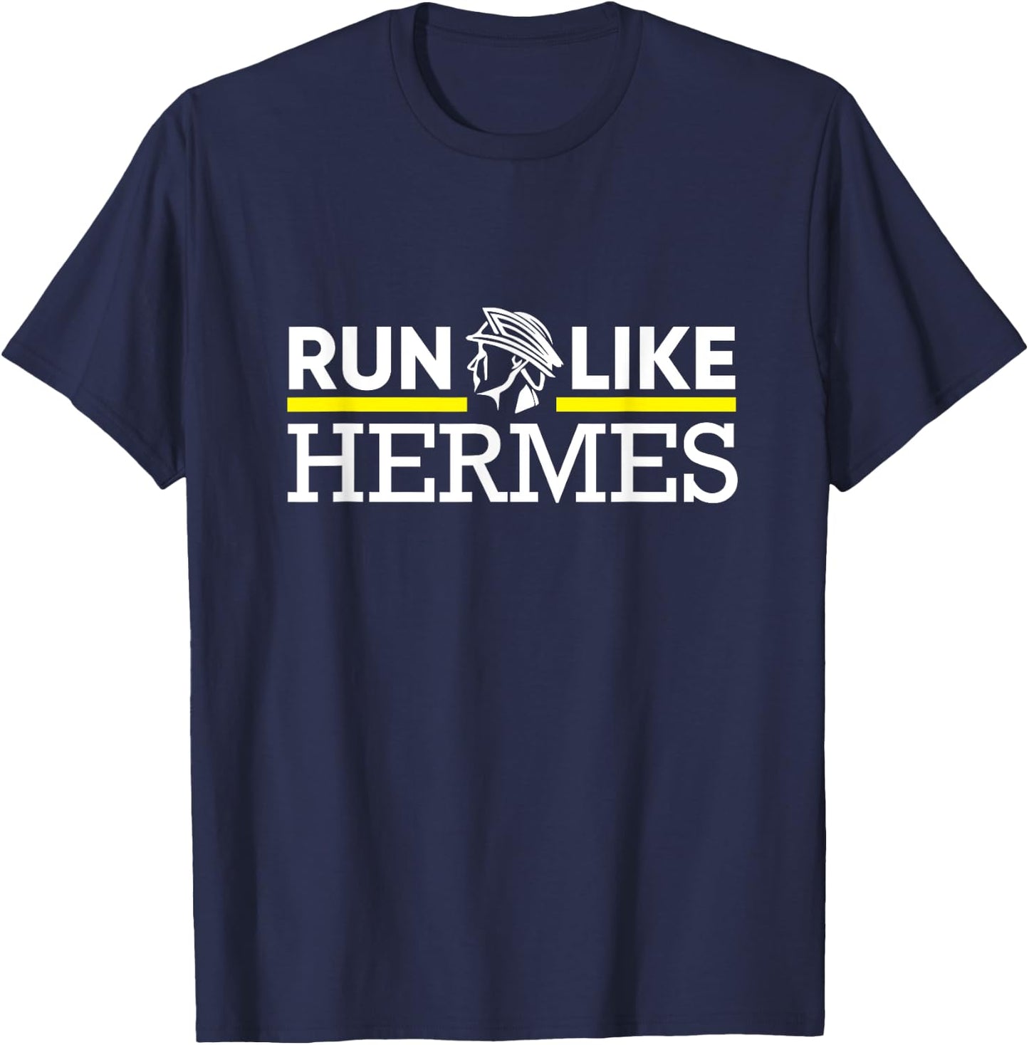 Run Like Hermes T-Shirt - T-Shirt | Navy