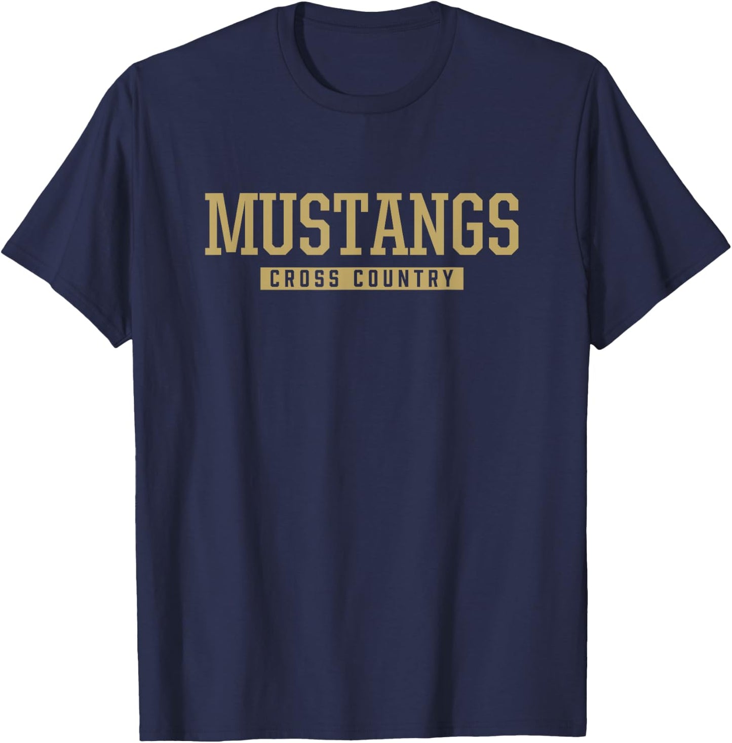 Huntingdon Mustangs Cross Country HS T-Shirt - T-Shirt | Navy
