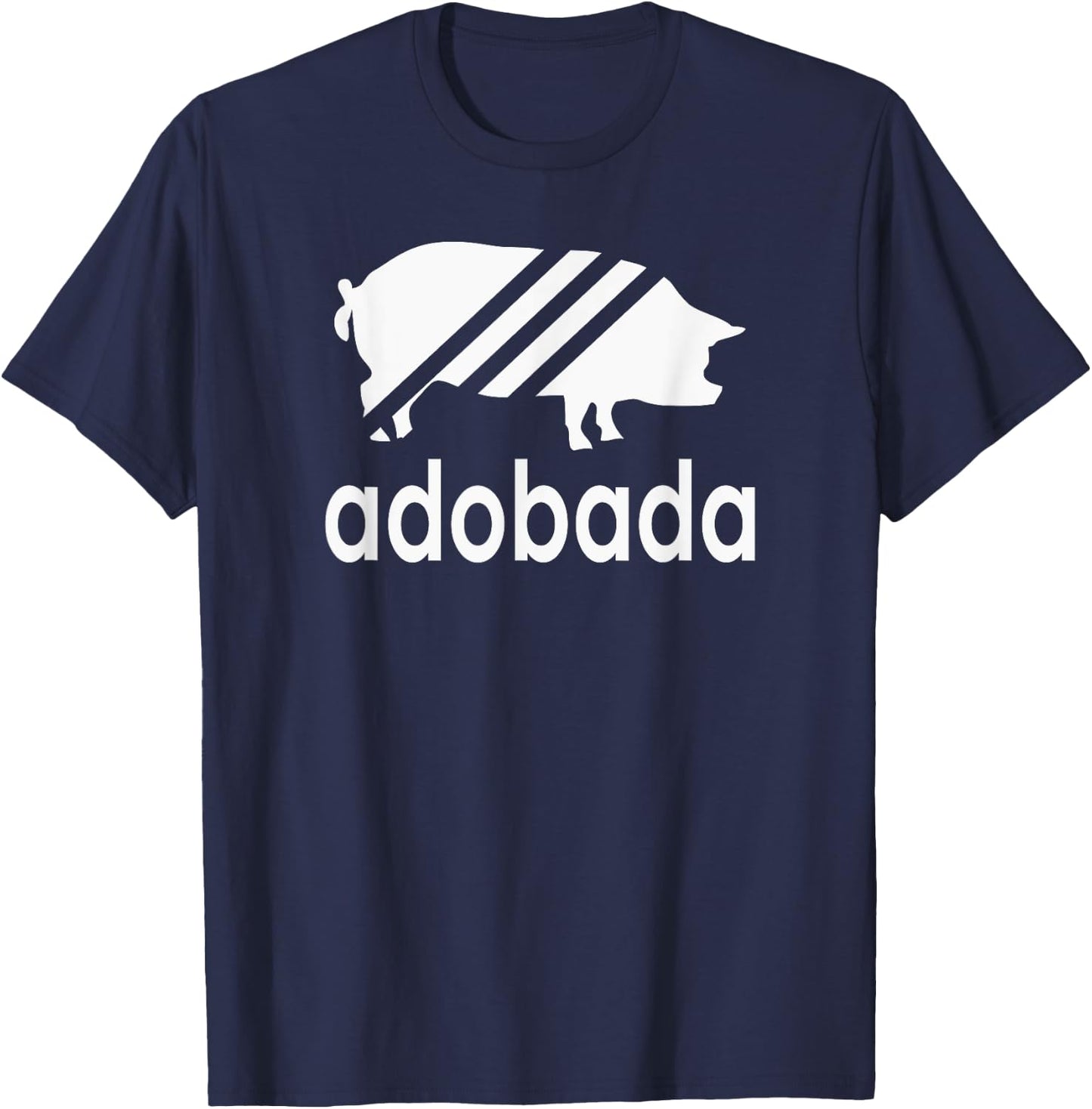 Pork Adobada Retro Vintage Parody T-Shirt - T-Shirt | Navy