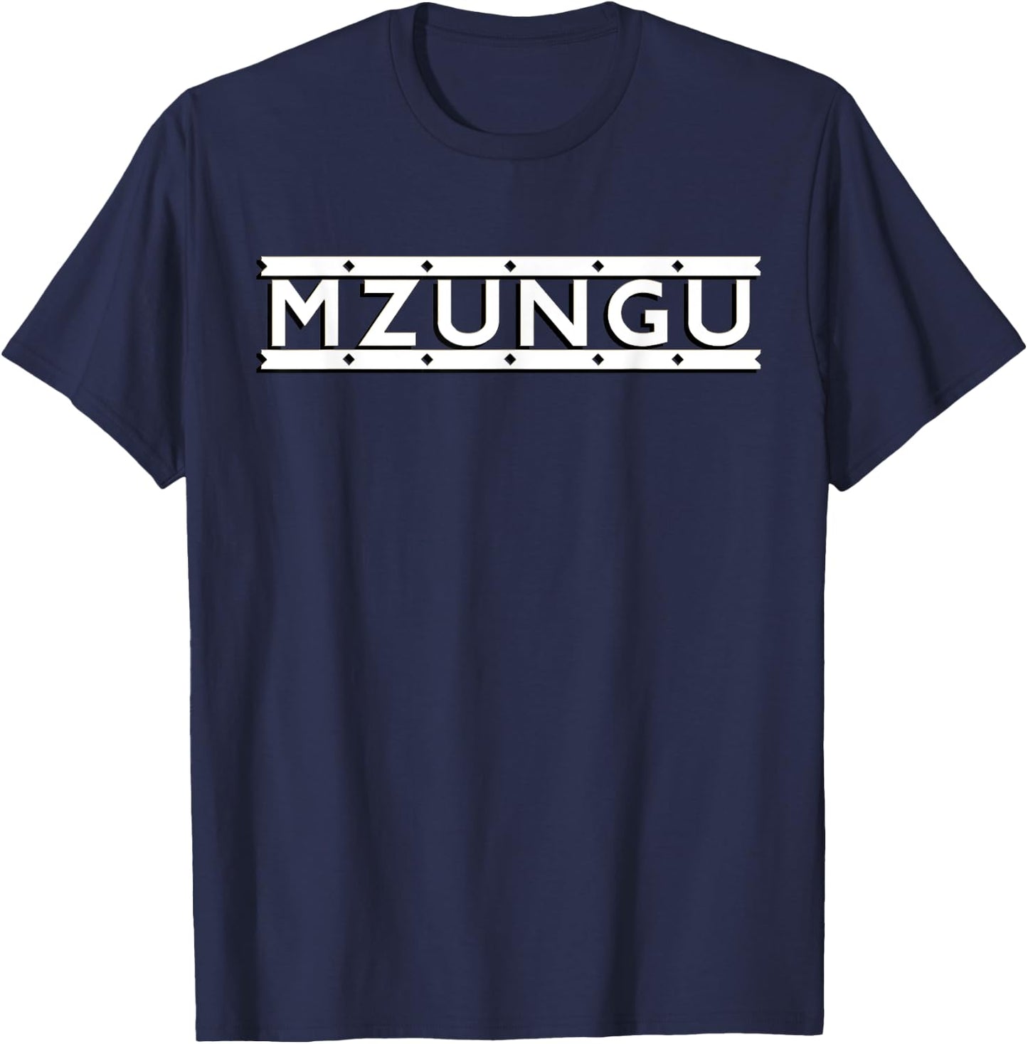 Mzungu Gift T-Shirt - T-Shirt | Navy