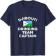 Djibouti Drinking Team Captain Beer Funny Flag Group Party T-Shirt - T-Shirt | Navy