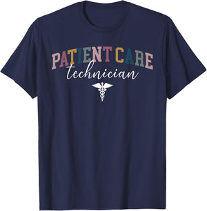 Patient Care Technician Patient Care Tech PCT Appreciation T-Shirt - T-Shirt | Navy