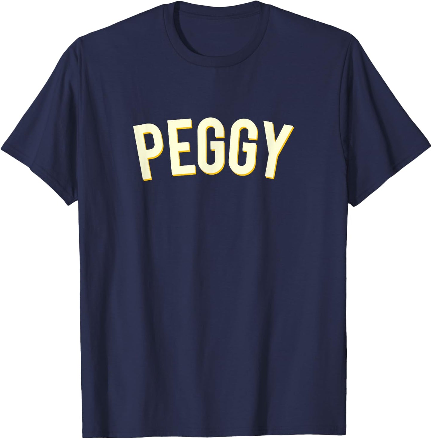 Peggy Schuyler Simple Funny Plain Halloween Costume T-Shirt - T-Shirt | Navy