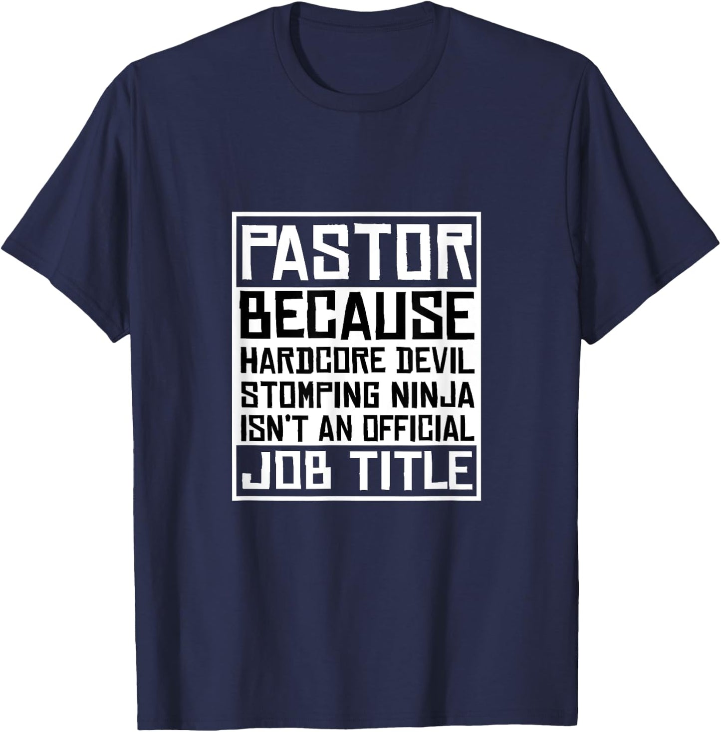 Funny Pastor Gift Christian Jesus Catholic Women T-Shirt - T-Shirt | Navy