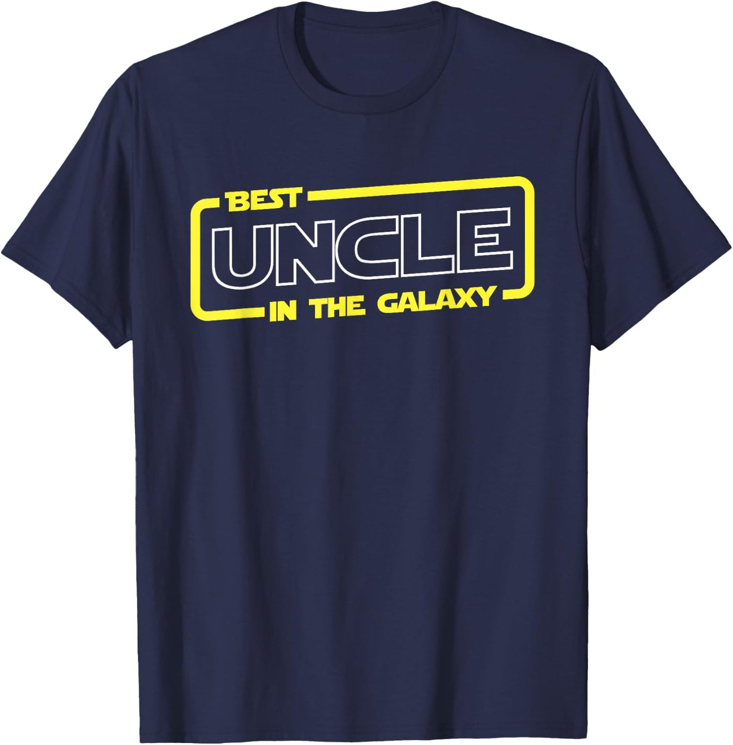 Best Uncle In The Galaxy Family Gratefulness Shirt T-Shirt - T-Shirt | Navy