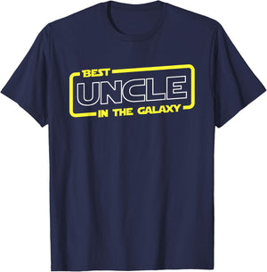 Best Uncle In The Galaxy Family Gratefulness Shirt T-Shirt - T-Shirt | Navy