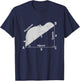 Hippo Math Analytical Funny Sarcasm Humor Teacher Men Women Girls Kids T-Shirt - T-Shirt | Navy