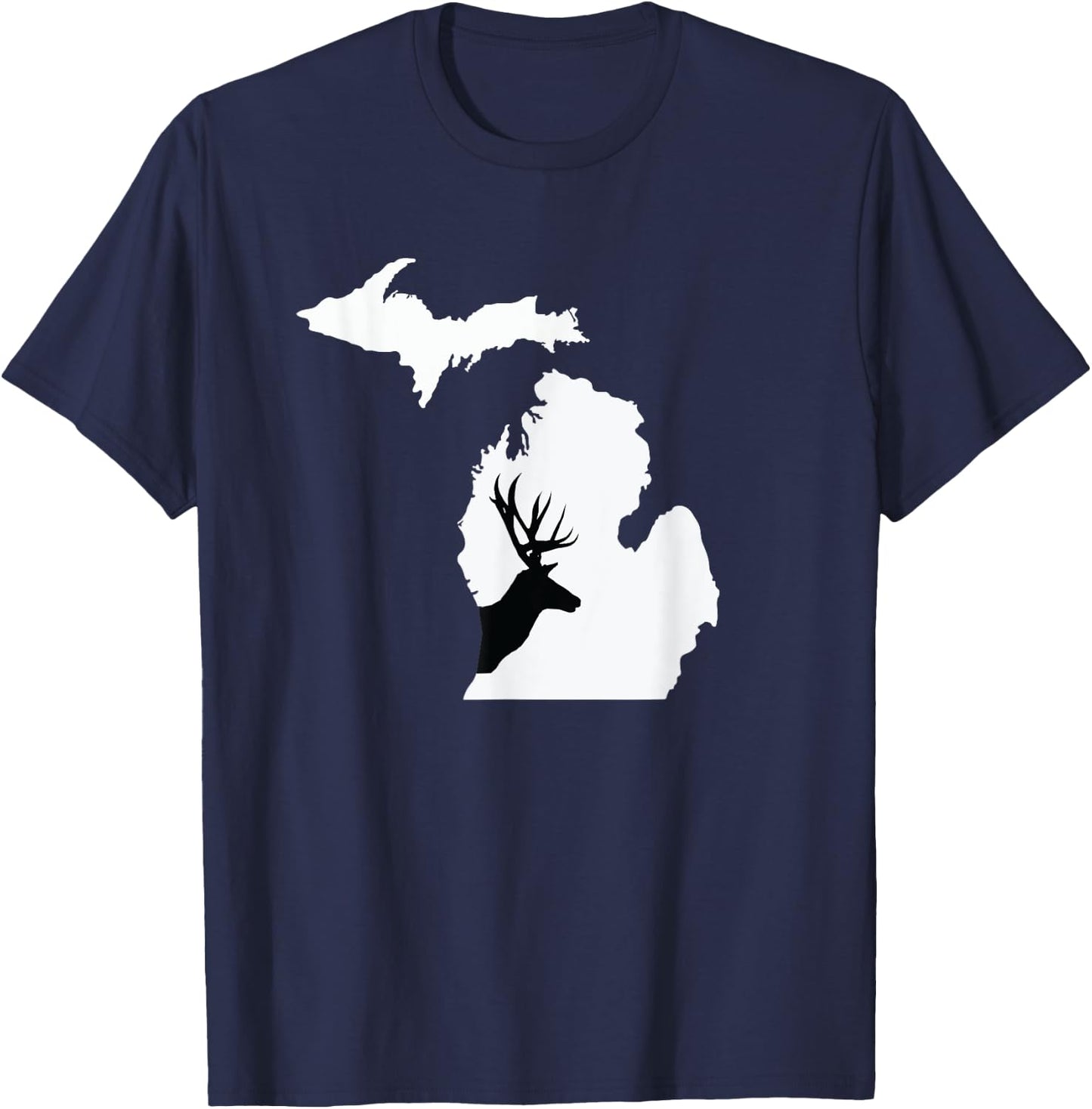 Michigan Deer Hunting Shirt T-Shirt - T-Shirt | Navy