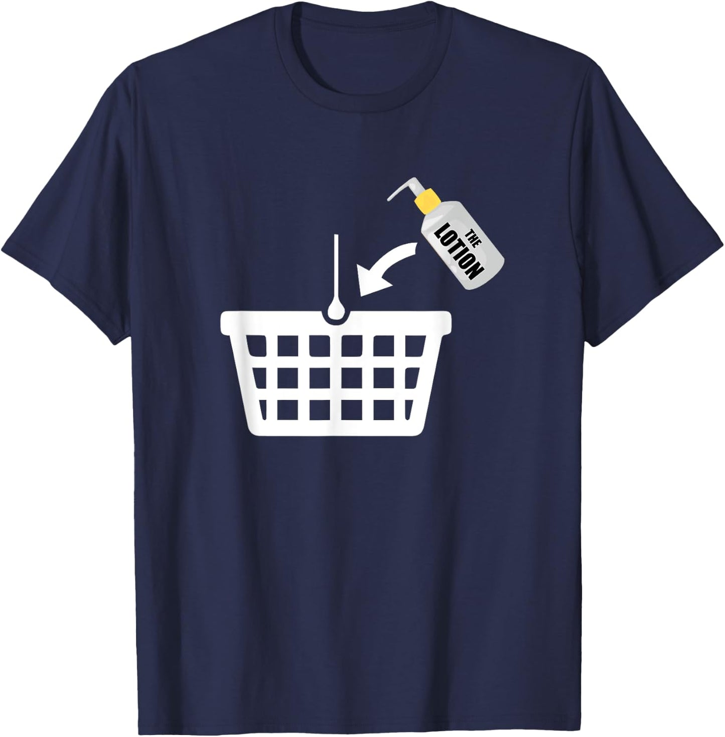 Put the Lotion in the Basket Halloween Torture T-Shirt - T-Shirt | Navy