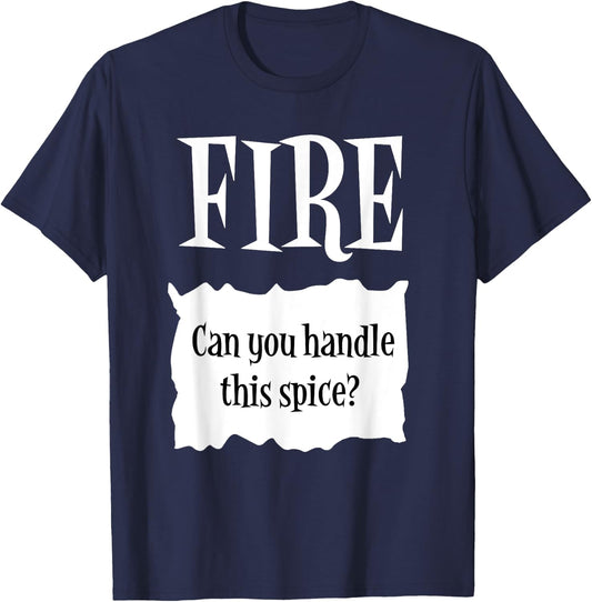 FIRE - Hot Packet Halloween Taco Costume T-Shirt - T-Shirt | Navy