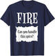 FIRE - Hot Packet Halloween Taco Costume T-Shirt - T-Shirt | Navy