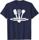 Funny Cooking Utensils - Master Baker T-Shirt - T-Shirt | Navy