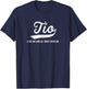 Funny Tio Gift Like An Uncle Only Cooler T-Shirt - T-Shirt | Navy
