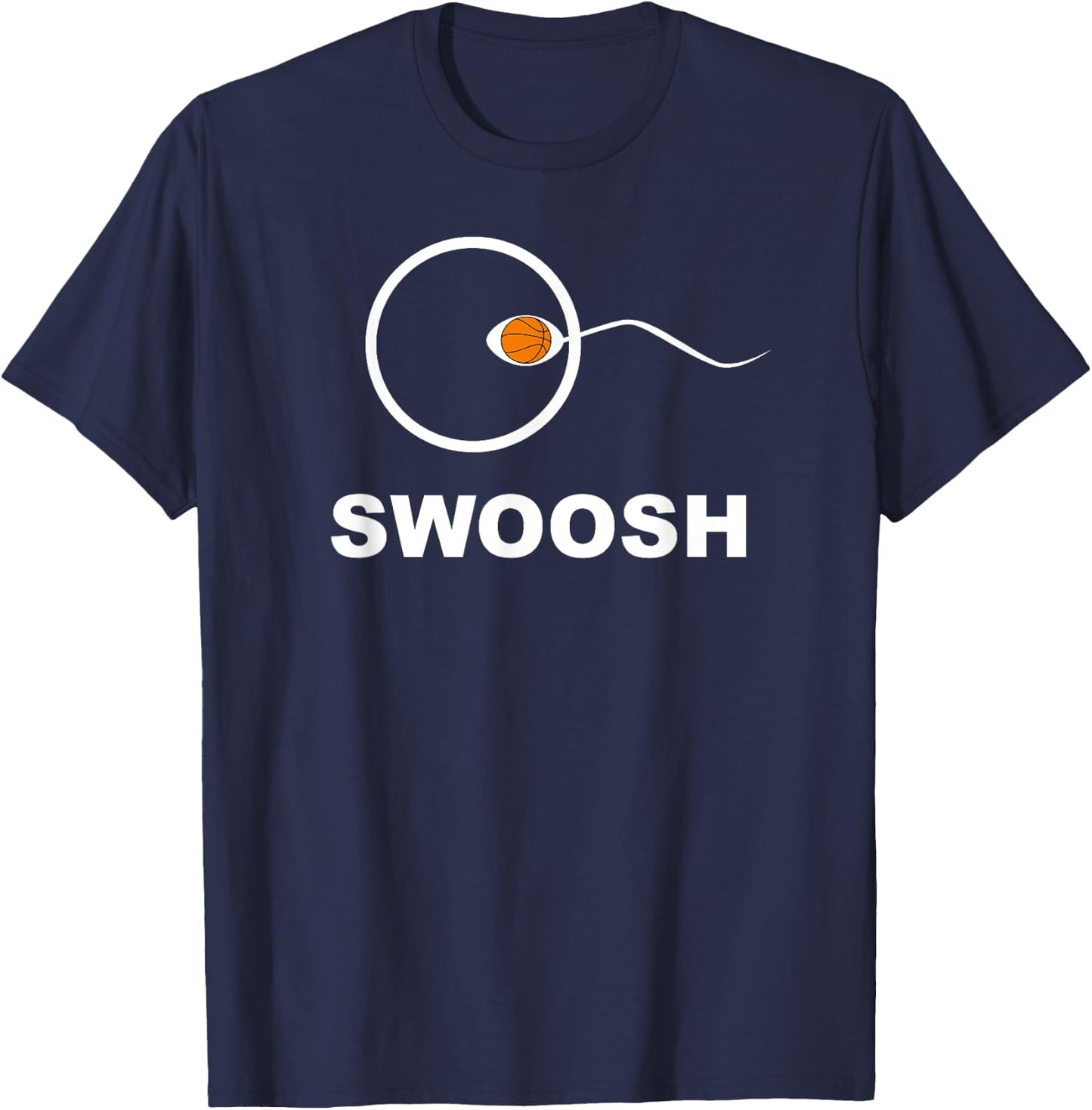 Basketball Pregnancy Shirt Funny Expectant Father T-Shirt - T-Shirt | Navy