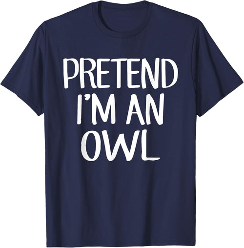 Pretend I'm An Owl Costume Family Lazy Easy Halloween