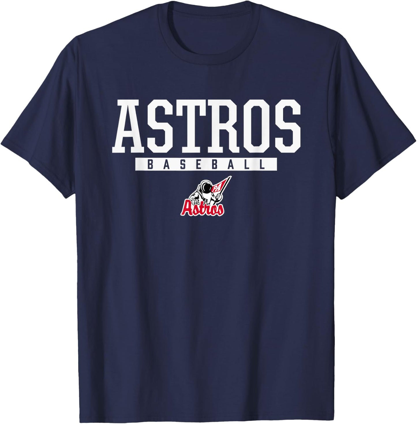 Pinkerton Astros Logo Baseball HS T-Shirt - T-Shirt | Navy