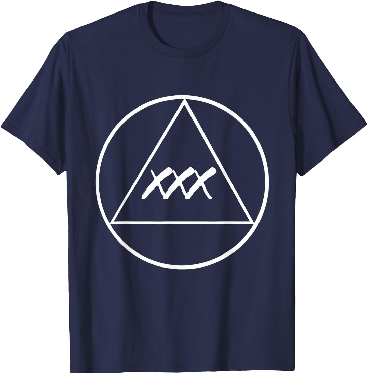 Sobriety Anniversary 30 Years Abstinence Sober Support Shirt T-Shirt - T-Shirt | Navy