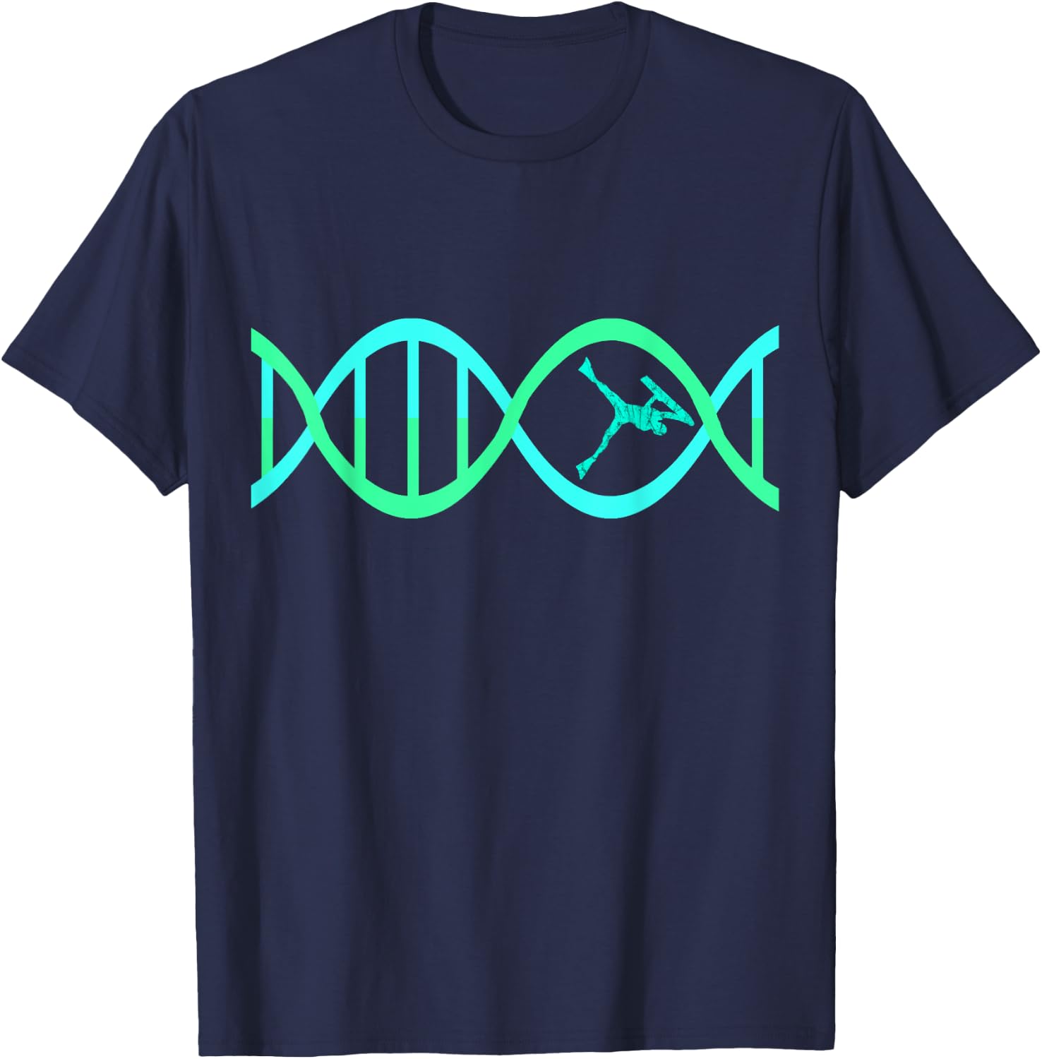 Bodyboarder DNA Bodyboarding Genetic Watersport T-Shirt - T-Shirt | Navy
