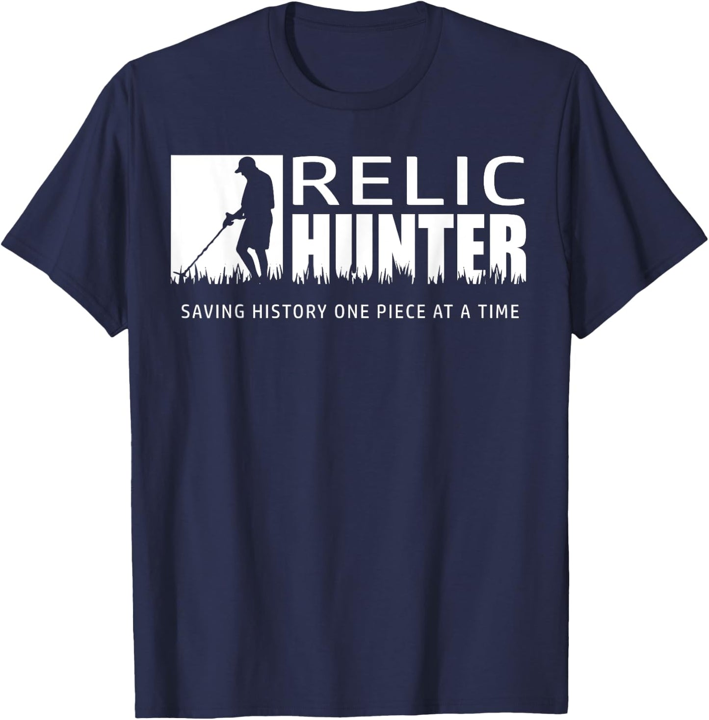 Metal Detectorists Shirt Treasure Hunter Relic Hunter T-Shirt - T-Shirt | Navy