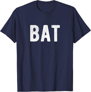 Bat Shit or Batshit Crazy Matching couple Halloween costume T-Shirt - T-Shirt | Navy