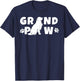 Golden Retriever Grandpa Grand Paw Shirt Dog Lover Grandpaw T-Shirt - T-Shirt | Navy