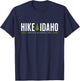 Idaho ID Sawtooth Wilderness Area Hike Tree Retro Graphic T-Shirt - T-Shirt | Navy