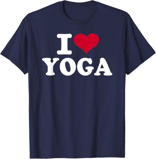 I love yoga T-Shirt - T-Shirt | Navy