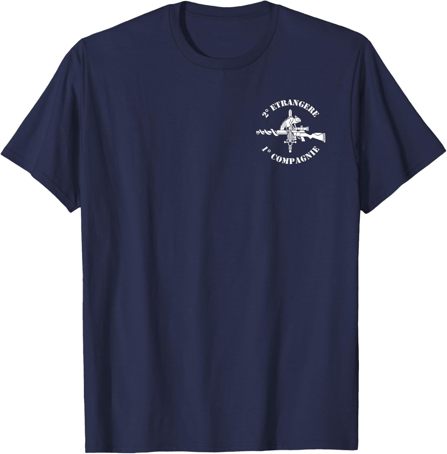 French Foreign Legion Legion Etrangere Sniper T-Shirt - T-Shirt | Navy