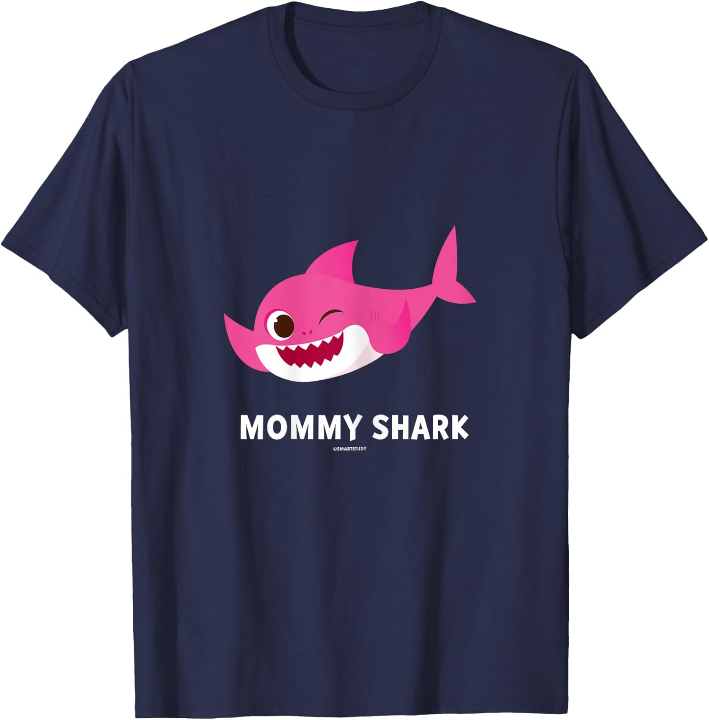 Pinkfong Mommy Shark Official T-Shirt - T-Shirt | Navy