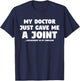 Shoulder Surgery Gift: Funny Joint Replacement T-Shirt - T-Shirt | Navy