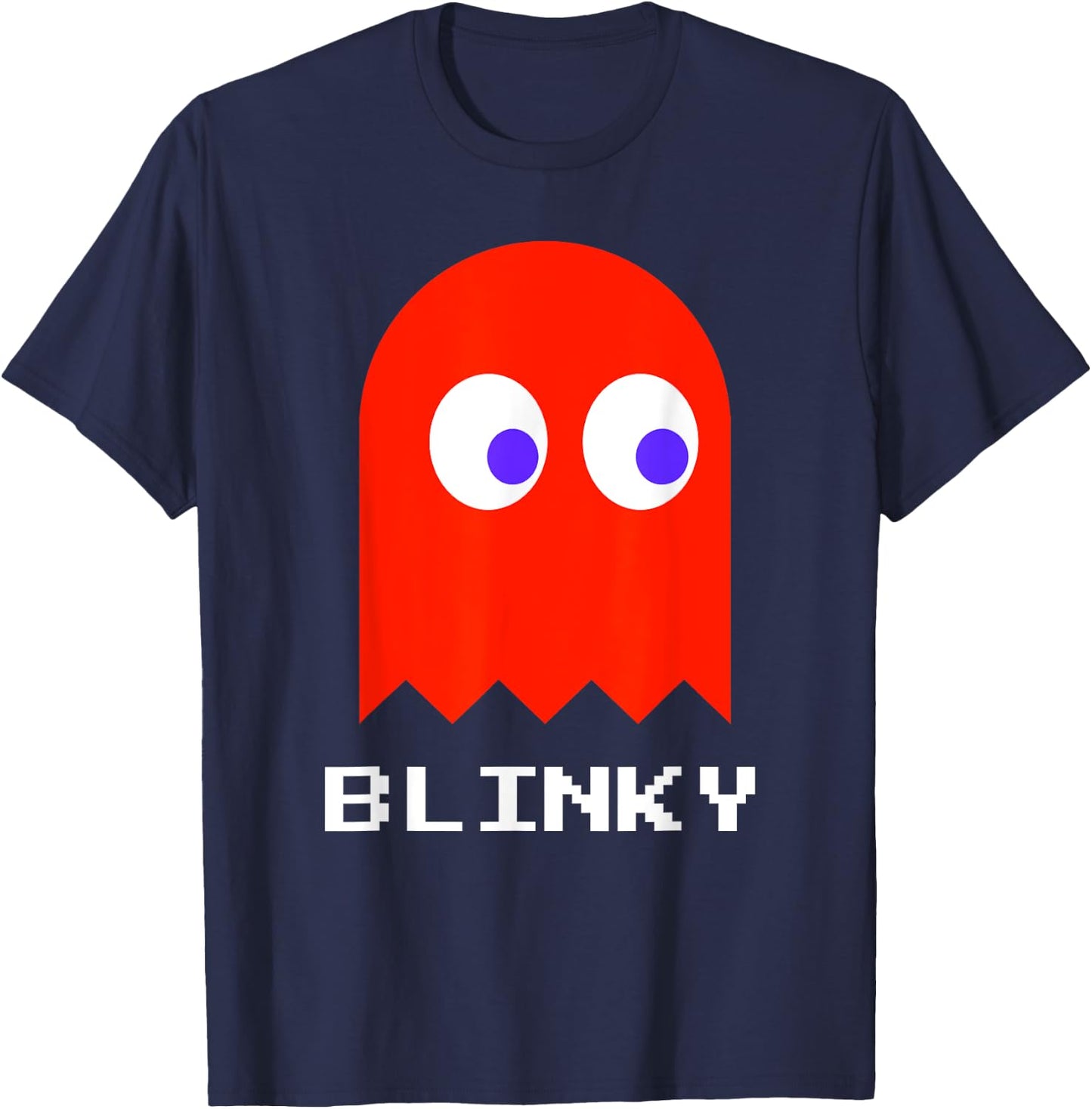 Retro Gamer Nerd BLINKY Halloween Costume T-Shirt - T-Shirt | Navy
