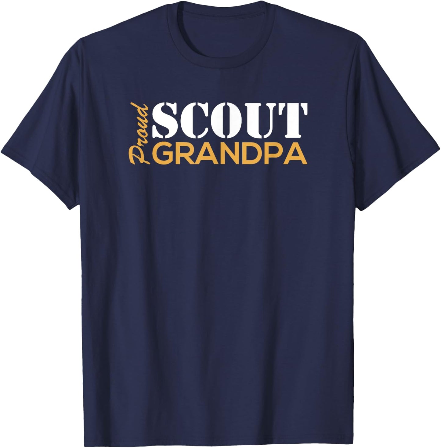 Proud Scout Grandpa T Shirt - 20445 T-Shirt - T-Shirt | Navy