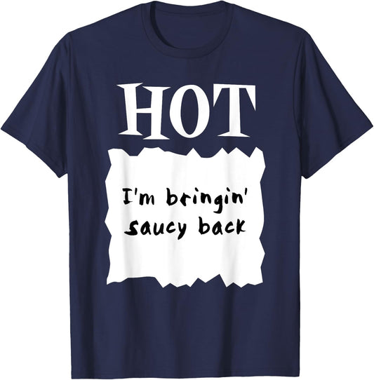 HOT SAUCES Group Halloween Costumes TACO SAUCE shirt T-Shirt - T-Shirt | Navy