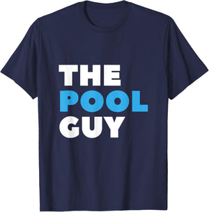 The Pool Guy swimmer swimming pool repair team T-Shirt - T-Shirt | Navy