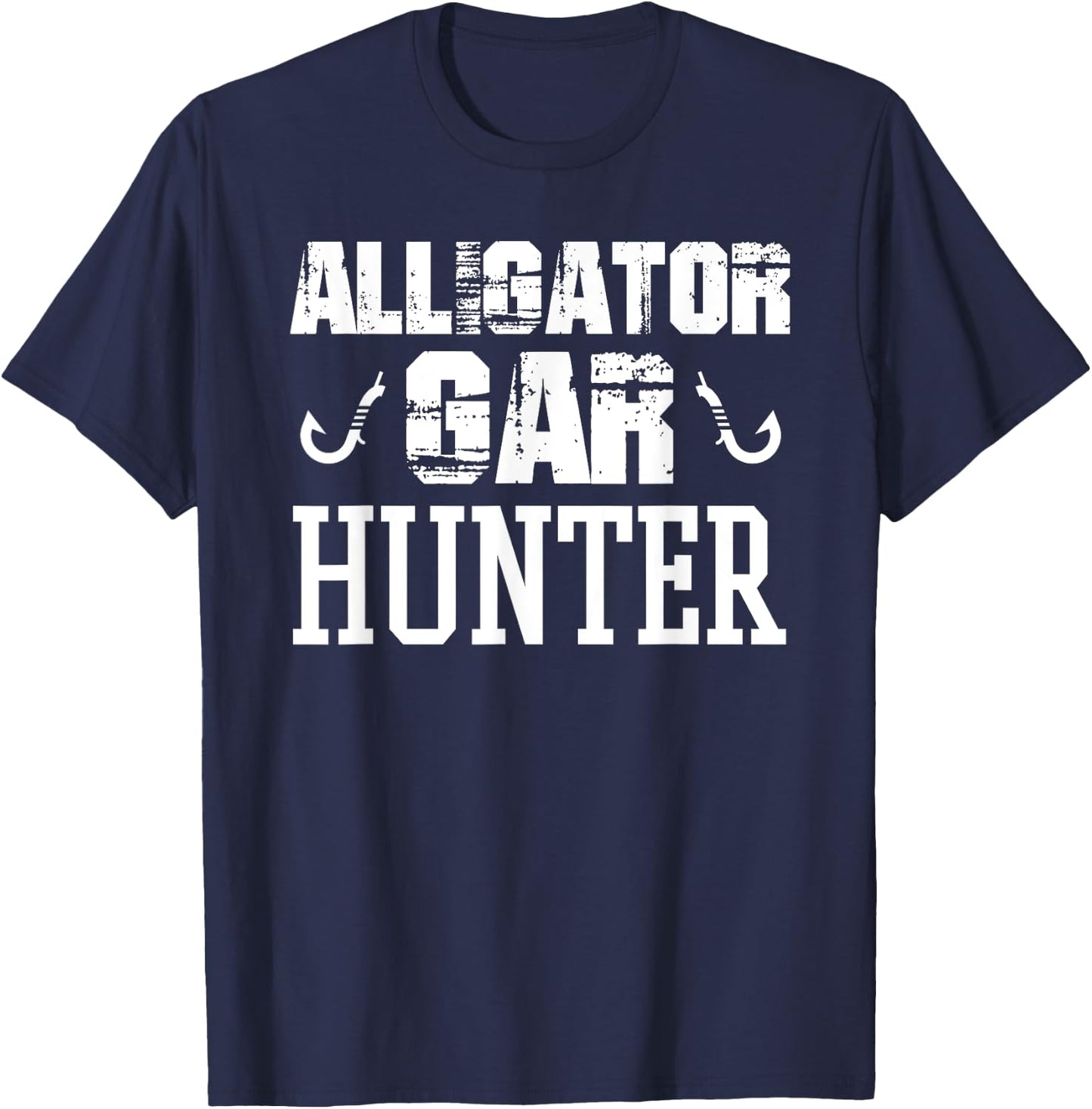 Alligator Gar Fishing Hunter Hobby T Shirt T-Shirt - T-Shirt | Navy