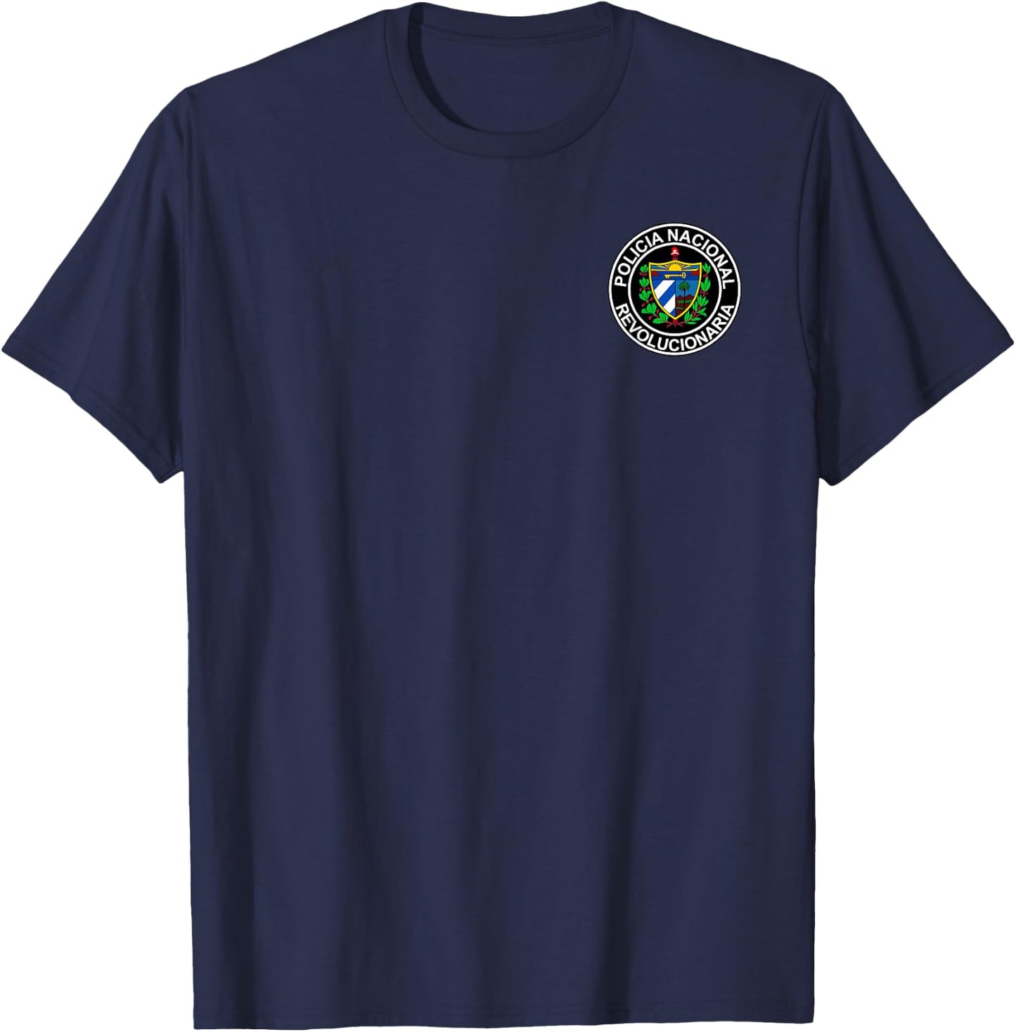 PNR Policia Nacional Revolucionaria Cuba Police T-Shirt - T-Shirt | Navy