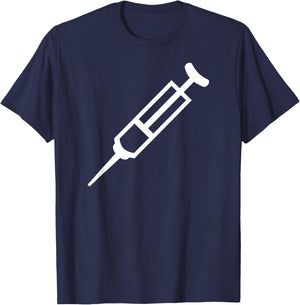Syringe T-Shirt - T-Shirt | Navy