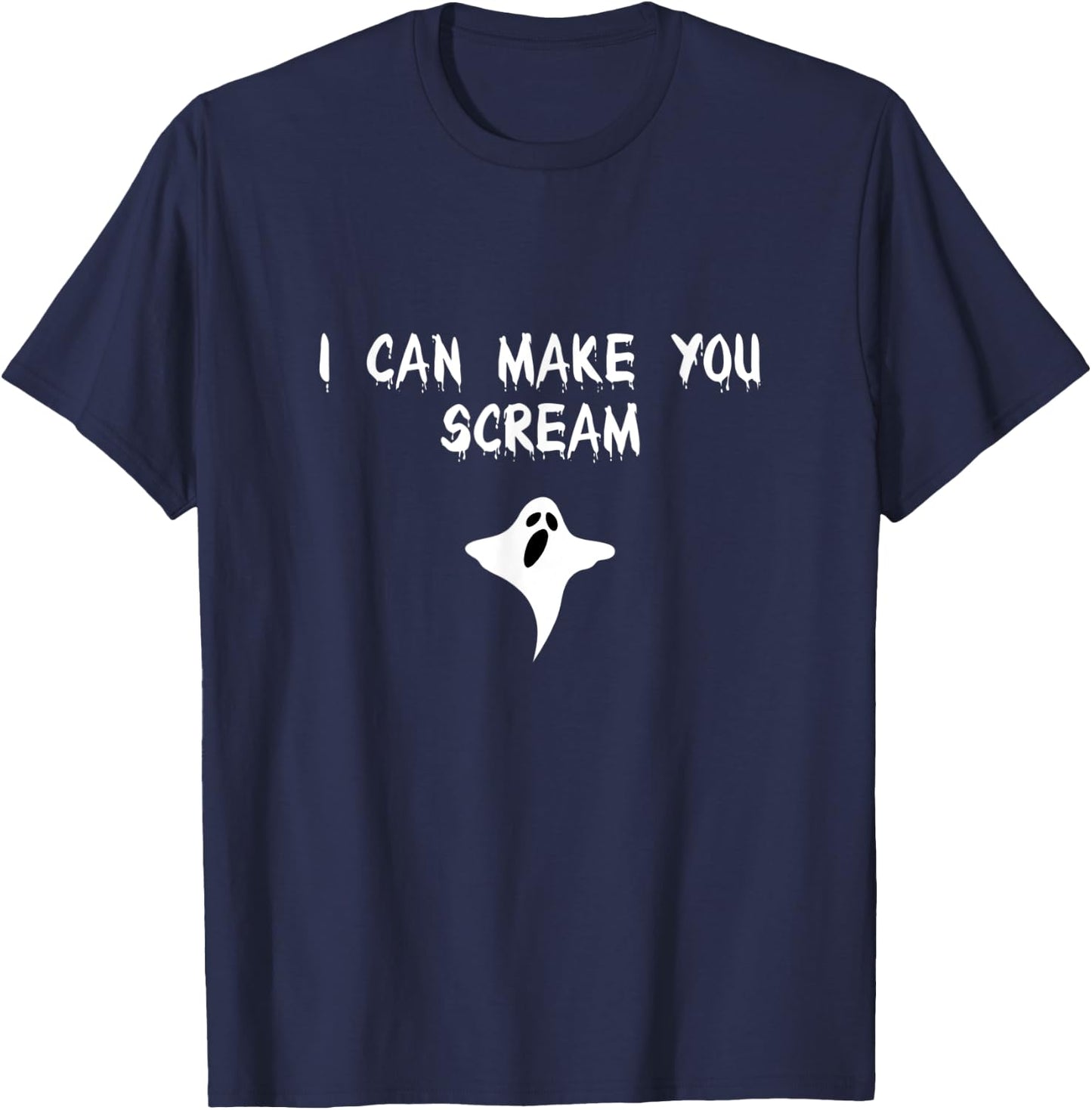 Halloween Fun Make you scream T-Shirt - T-Shirt | Navy