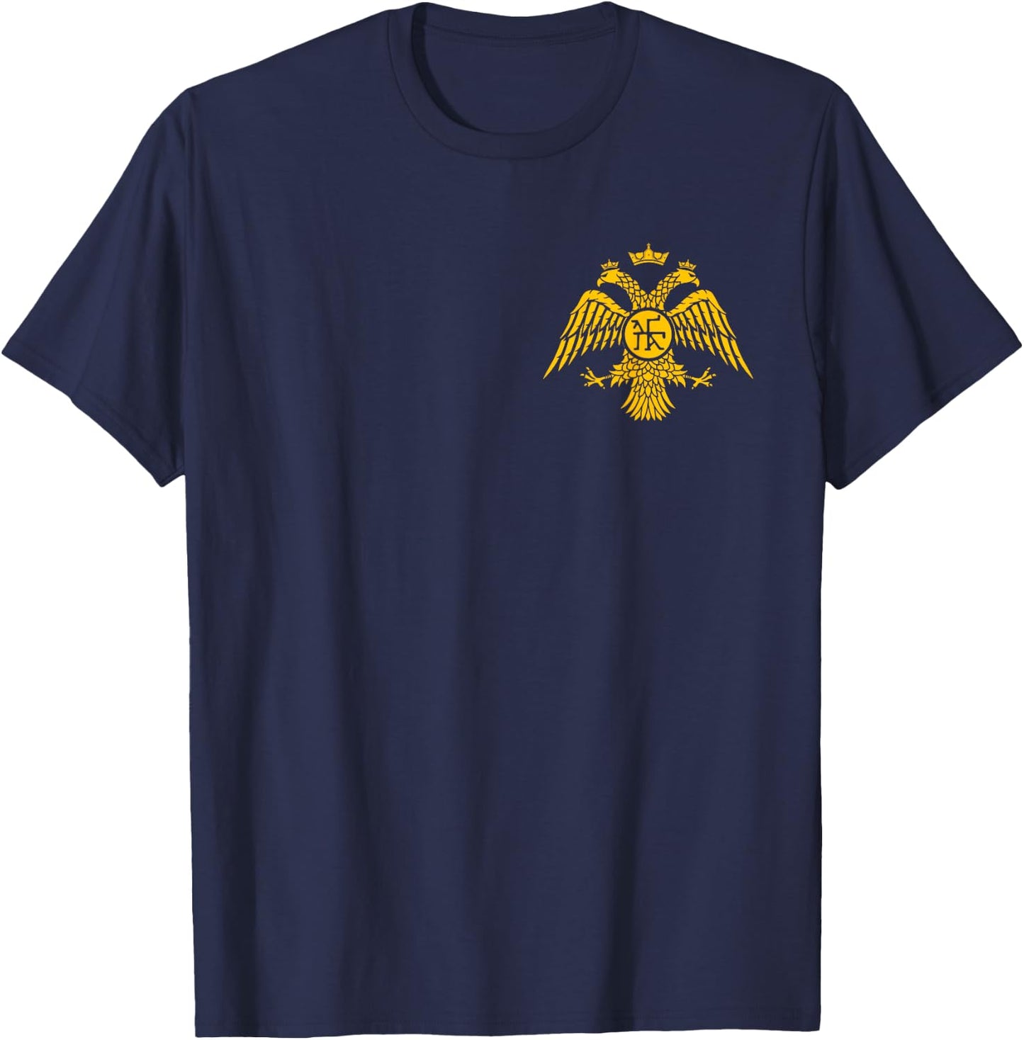Small Eagle - Constantinople Byzantine T-Shirt - T-Shirt | Navy