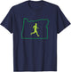 Run Oregon Shirt Oregonian Boys Running Gifts T-Shirt - T-Shirt | Navy