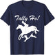 Tally Ho! Equestrian Hunt Club Horse & Hound T-Shirt - T-Shirt | Navy