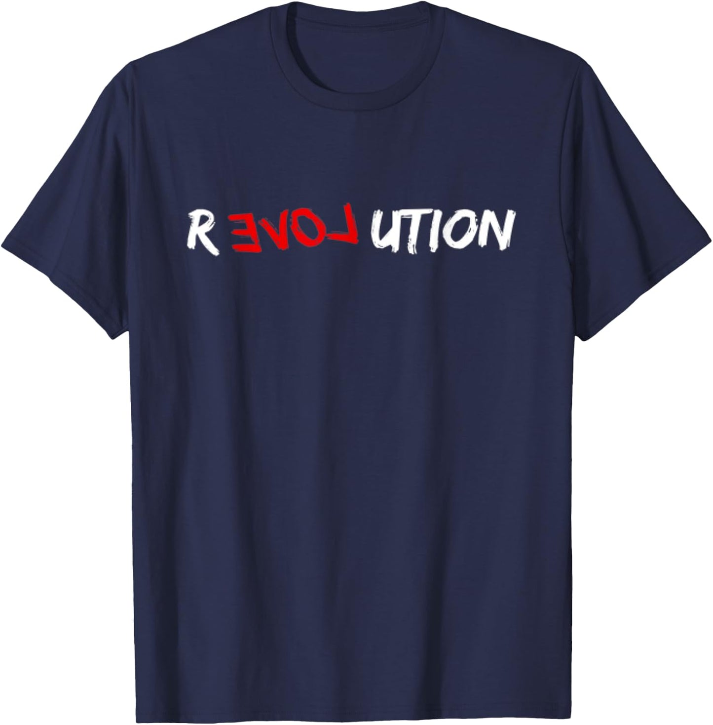 "Love Revolution" T Shirt with a cause T-Shirt - T-Shirt | Navy