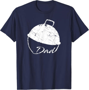 Fishing Bobber Dad Lake Father's Day Gift Light T-Shirt - T-Shirt | Navy