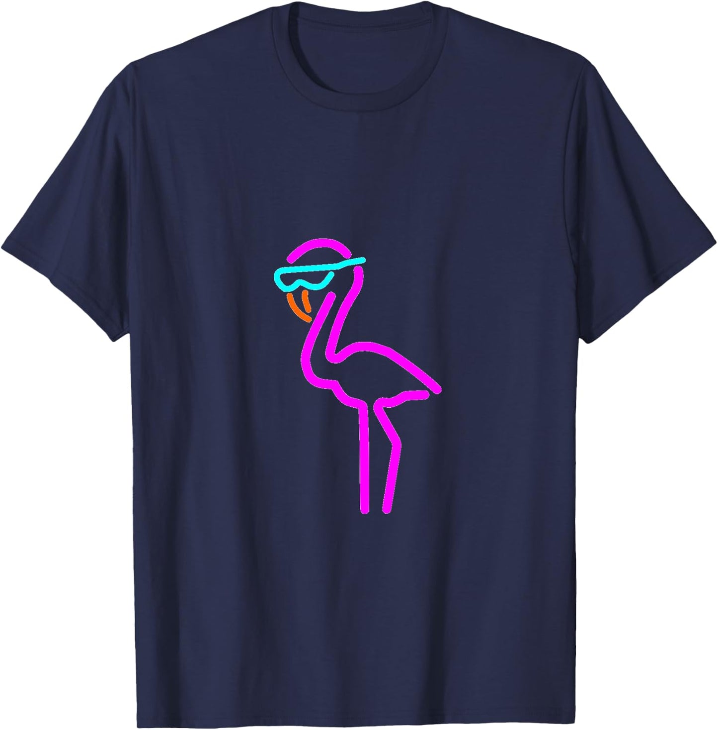 Toddler Flamingo T-Shirt - T-Shirt | Navy