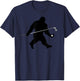 Sasquatch Golf Club & Ball Funny Golfer Gift T-Shirt - T-Shirt | Navy