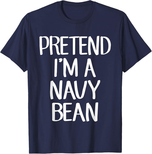 Pretend I'm A Navy Bean Costume Family Lazy Easy Halloween