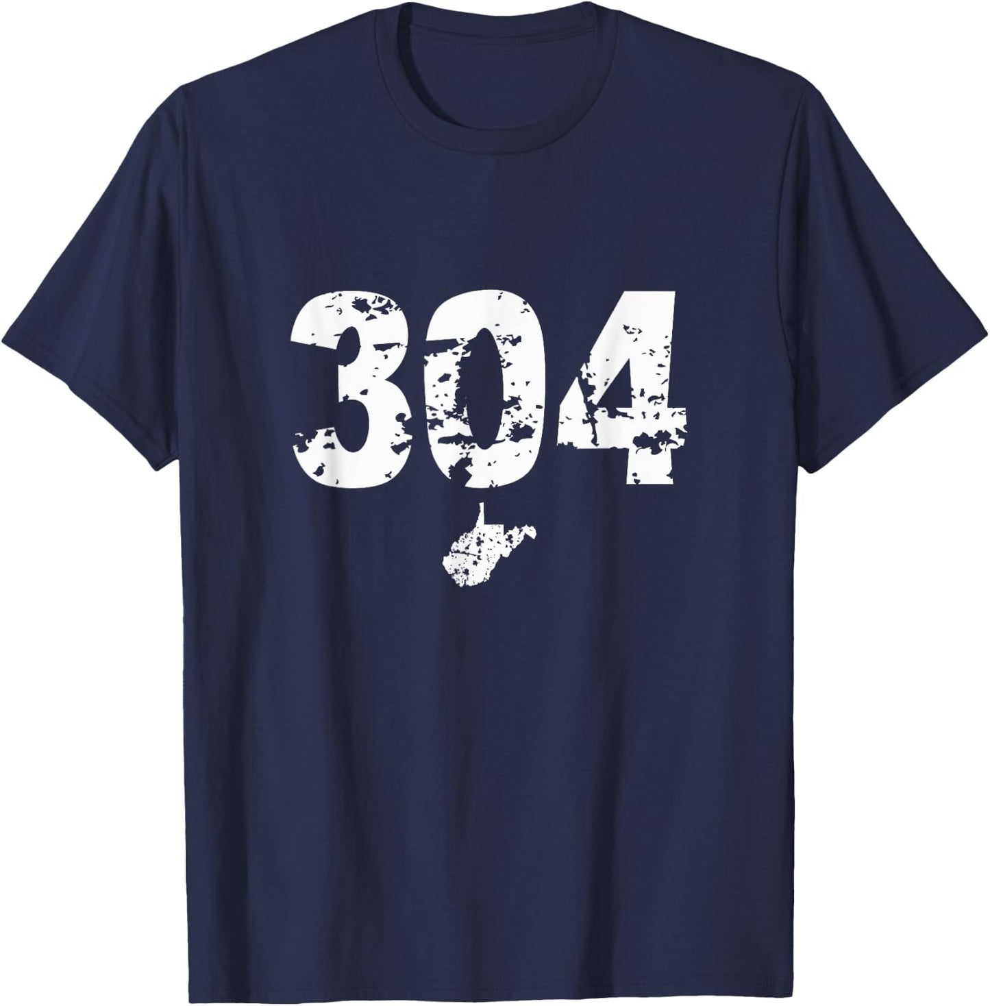 304 West Virginia T-Shirt - T-Shirt | Navy