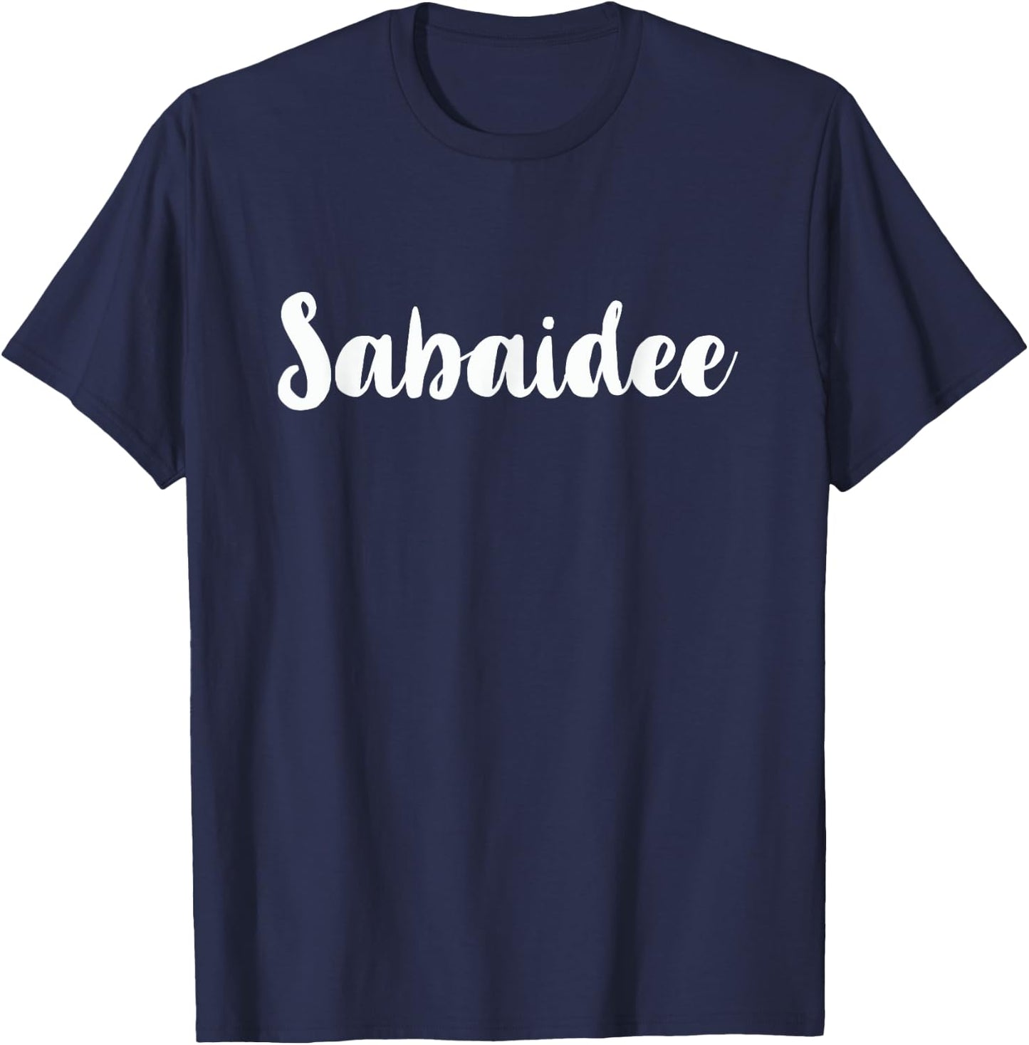 Sabaidee Laos and Thai Greeting | Elephant Erawan Airavata T-Shirt - T-Shirt | Navy
