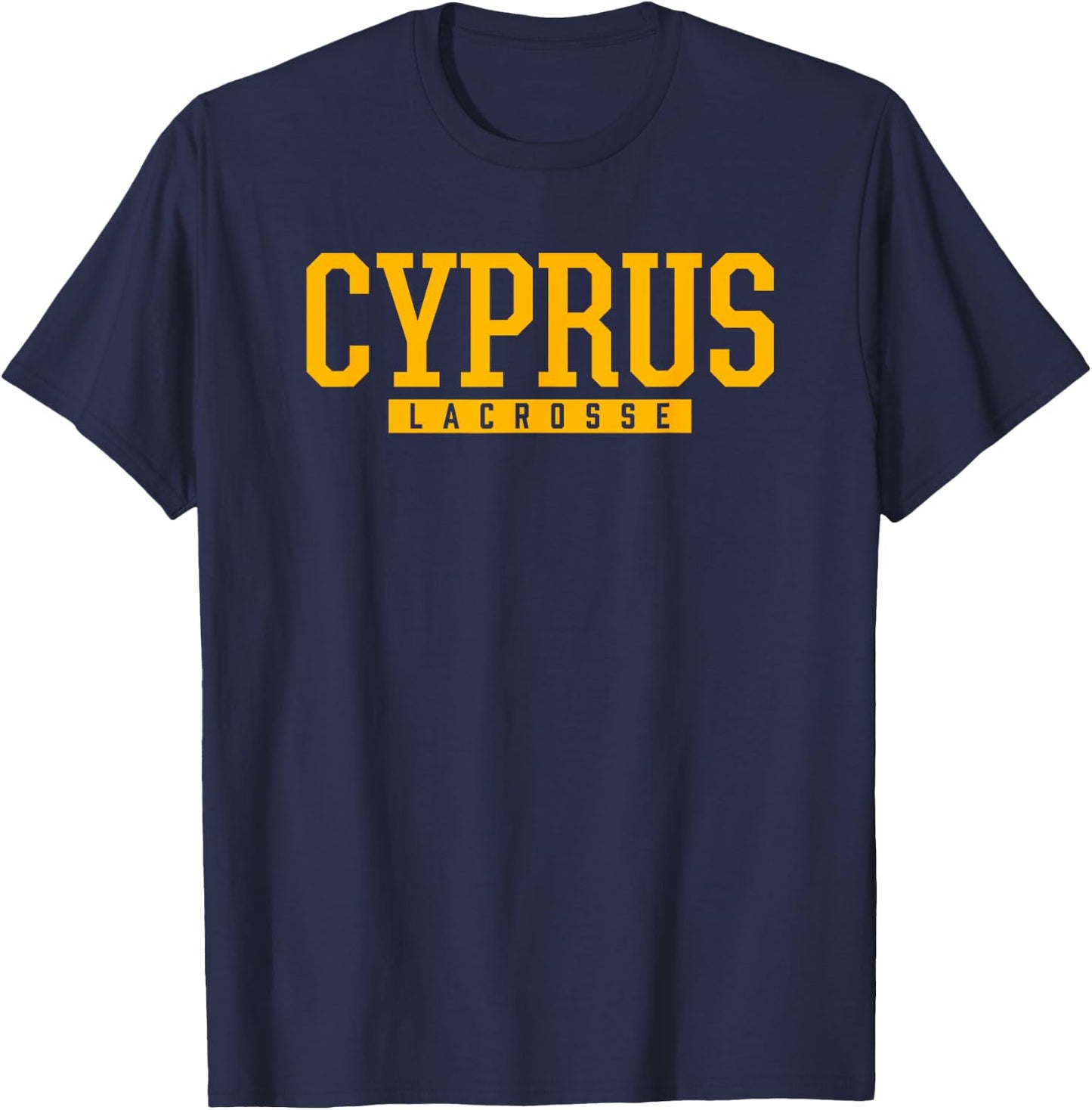 Cyprus High School Lacrosse T-Shirt - T-Shirt | Navy